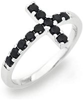Anello Amen Donna Croce in Argento Zirconia ACOBN-10 - ACOBN-10